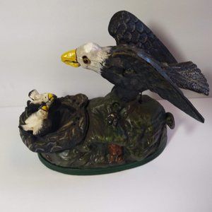 Cast Iron Eagle Bank Patriotic July 4th Jon Wright